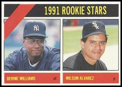 68 AL Rookies (Bernie Williams Wilson Alvarez)